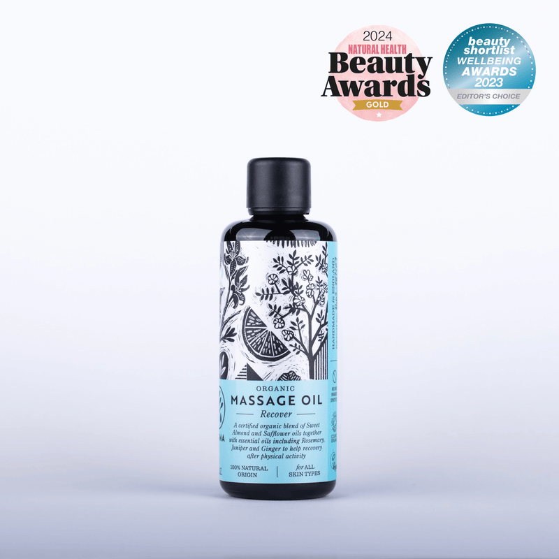 Award winning sports massage oil painful muscles stiffness
